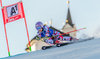 Michaela Kirchgasser of Austria during 1st run of ladies Giant Slalom of the Lienz FIS Ski Alpine World Cup at the Hochstein in Lienz, Austria on 2015/12/28.
