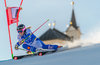 Frida Hansdotter of Sweden during 1st run of ladies Giant Slalom of the Lienz FIS Ski Alpine World Cup at the Hochstein in Lienz, Austria on 2015/12/28.
