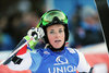 Lara Gut of Switzerland reacts after 2nd run of ladies Giant Slalom of the Lienz FIS Ski Alpine World Cup at the Hochstein in Lienz, Austria on 2015/12/28.
