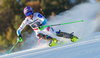 Sarka Strachova of Czech Republic during 1st run of ladies Slalom of the Lienz FIS Ski Alpine World Cup at the Hochstein in Lienz, Austria on 2015/12/29.
