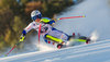 Maria Pietilae-Holmner of Sweden during 1st run of ladies Slalom of the Lienz FIS Ski Alpine World Cup at the Hochstein in Lienz, Austria on 2015/12/29.
