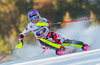 Michaela Kirchgasser of Austria during 1st run of ladies Slalom of the Lienz FIS Ski Alpine World Cup at the Hochstein in Lienz, Austria on 2015/12/29.
