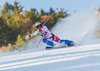 Michelle Gisin of Switzerland during 1st run of ladies Slalom of the Lienz FIS Ski Alpine World Cup at the Hochstein in Lienz, Austria on 2015/12/29.
