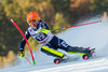 Chiara Costazza of Italy during 1st run of ladies Slalom of the Lienz FIS Ski Alpine World Cup at the Hochstein in Lienz, Austria on 2015/12/29.
