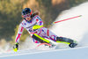 Anne-Sophie Barthet of France during 1st run of ladies Slalom of the Lienz FIS Ski Alpine World Cup at the Hochstein in Lienz, Austria on 2015/12/29.
