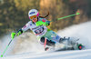 Katarina Lavtar of Slovenia during 1st run of ladies Slalom of the Lienz FIS Ski Alpine World Cup at the Hochstein in Lienz, Austria on 2015/12/29.
