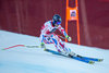 3rd placed David Poisson of France in action during the men Downhill of the Santa Caterina FIS Ski Alpine World Cup at the Deborah Compagnoni Course in Santa Caterina, Italy on 2015/12/29.
