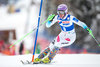 Sarka Strachova of Czech Republic in action during first run of the women Slalom of the Santa Caterina FIS Ski Alpine World Cup at the Deborah Compagnoni Course in Santa Caterina, Italy on 2016/01/05.
