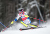 Frida Hansdotter of Sweden in action during first run of the women Slalom of the Santa Caterina FIS Ski Alpine World Cup at the Deborah Compagnoni Course in Santa Caterina, Italy on 2016/01/05.
