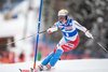 Michelle Gisin of Switzerland in action during first run of the women Slalom of the Santa Caterina FIS Ski Alpine World Cup at the Deborah Compagnoni Course in Santa Caterina, Italy on 2016/01/05.
