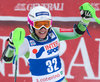 Katarina Lavtar of Slovenia reacts after her second run of the women Slalom of the Santa Caterina FIS Ski Alpine World Cup at the Deborah Compagnoni Course in Santa Caterina, Italy on 2016/01/05.
