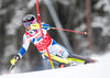 Frida Hansdotter of Sweden in action during first run of the women Slalom of the Santa Caterina FIS Ski Alpine World Cup at the Deborah Compagnoni Course in Santa Caterina, Italy on 2016/01/05.
