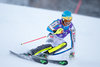Felix Neureuther of Germany in action during first run of the men Slalom of the Santa Caterina FIS Ski Alpine World Cup at the Deborah Compagnoni Course in Santa Caterina, Italy on 2016/01/06.
