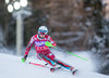 Henrik Kristoffersen of Norway in action during first run of the men Slalom of the Santa Caterina FIS Ski Alpine World Cup at the Deborah Compagnoni Course in Santa Caterina, Italy on 2016/01/06.
