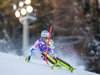 Julien Lizeroux of France in action during first run of the men Slalom of the Santa Caterina FIS Ski Alpine World Cup at the Deborah Compagnoni Course in Santa Caterina, Italy on 2016/01/06.
