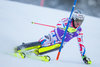 Julien Lizeroux of France in action during first run of the men Slalom of the Santa Caterina FIS Ski Alpine World Cup at the Deborah Compagnoni Course in Santa Caterina, Italy on 2016/01/06.

