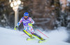 Jean-Baptiste Grange of France in action during first run of the men Slalom of the Santa Caterina FIS Ski Alpine World Cup at the Deborah Compagnoni Course in Santa Caterina, Italy on 2016/01/06.
