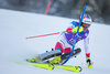 Daniel Yule of Switzerland in action during first run of the men Slalom of the Santa Caterina FIS Ski Alpine World Cup at the Deborah Compagnoni Course in Santa Caterina, Italy on 2016/01/06.
