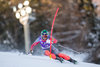 David Chodounsky of the USA in action during first run of the men Slalom of the Santa Caterina FIS Ski Alpine World Cup at the Deborah Compagnoni Course in Santa Caterina, Italy on 2016/01/06.
