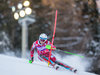 Henrik Kristoffersen of Norway in action during first run of the men Slalom of the Santa Caterina FIS Ski Alpine World Cup at the Deborah Compagnoni Course in Santa Caterina, Italy on 2016/01/06.
