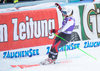 Second placed Larisa Yurkiw of Canada reacts during ladies Downhill of the Zauchensee FIS Ski Alpine World Cup at the Keelberloch Rennstrecke in Altenmarkt Zauchensee, Austria on 2016/01/09.
