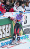 Second placed Larisa Yurkiw of Canada reacts during ladies Downhill of the Zauchensee FIS Ski Alpine World Cup at the Keelberloch Rennstrecke in Altenmarkt Zauchensee, Austria on 2016/01/09.
