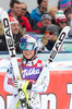 Winner Lindsey Vonn of the USA reacts during ladies Downhill of the Zauchensee FIS Ski Alpine World Cup at the Keelberloch Rennstrecke in Altenmarkt Zauchensee, Austria on 2016/01/09.
