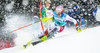 Daniel Yule of Switzerland during 1st Run of Mens Slalom for the FIS Ski Alpine World Cup at huenisbergli in Adelboden, Switzerland on 2016/01/10.
