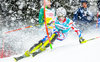 Julien Lizeroux of France during 1st Run of Mens Slalom for the FIS Ski Alpine World Cup at huenisbergli in Adelboden, Switzerland on 2016/01/10.
