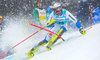 Anton Lahdenperae of Sweden during 1st Run of Mens Slalom for the FIS Ski Alpine World Cup at huenisbergli in Adelboden, Switzerland on 2016/01/#DAY#.
