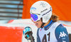 Francesca Marsaglia of Italy reacts during ladies Super G of the Zauchensee FIS Ski Alpine World Cup at the Keelberloch Rennstrecke in Altenmarkt Zauchensee, Austria on 2016/01/10.
