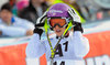 Laurenne Ross of the USA reacts during ladies Super G of the Zauchensee FIS Ski Alpine World Cup at the Keelberloch Rennstrecke in Altenmarkt Zauchensee, Austria on 2016/01/10.
