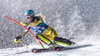 Erin Mielzynski of Canada during the 1st run of Ladies Slalom for the FIS Ski Alpine World Cup at Hermann Maier Weltcupstrecke in Flachau, Switzerland on 2016/01/12.
