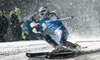 Anna Swenn-Larsson of Sweden during the 1st run of Ladies Slalom for the FIS Ski Alpine World Cup at Hermann Maier Weltcupstrecke in Flachau, Switzerland on 2016/01/12.
