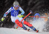 Resi Stiegler of the USA during the 1st run of Ladies Slalom for the FIS Ski Alpine World Cup at Hermann Maier Weltcupstrecke in Flachau, Switzerland on 2016/01/12.
