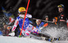 Laurie Mougel of France during the 1st run of Ladies Slalom for the FIS Ski Alpine World Cup at Hermann Maier Weltcupstrecke in Flachau, Switzerland on 2016/01/12.
