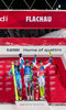 2nd placed Sarka Strachova of Czech Republic Winner Veronika Velez Zuzulova of Slovakia and 3rd placed Frida Hansdotter of Sweden celebrates on Podium during Winner Award Ceremony of Ladies Slalom for the FIS Ski Alpine World Cup at Hermann Maier Weltcupstrecke in Flachau, Switzerland on 2016/01/12.
