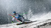 Veronika Velez Zuzulova of Slovakia during the 1st run of Ladies Slalom for the FIS Ski Alpine World Cup at Hermann Maier Weltcupstrecke in Flachau, Switzerland on 2016/01/12.
