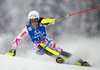 Nastasia Noens of France competes in the 1st run of Women Slalom for the FIS Ski Alpine World Cup at the Hermann Maier Weltcupstrecke in Flachau, Austria on 2016/01/15.
