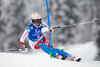 Michelle Gisin of Switzerland competes in the 1st run of Women Slalom for the FIS Ski Alpine World Cup at the Hermann Maier Weltcupstrecke in Flachau, Austria on 2016/01/15.
