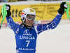 Third placed Petra Vlhova of Slovakia reacts after her 2nd run of Women Slalom for the FIS Ski Alpine World Cup at the Hermann Maier Weltcupstrecke in Flachau, Austria on 2016/01/15.
