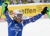 Third placed Petra Vlhova of Slovakia reacts after her 2nd run of Women Slalom for the FIS Ski Alpine World Cup at the Hermann Maier Weltcupstrecke in Flachau, Austria on 2016/01/15.
