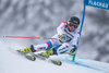 Simone Wild of Switzerland competes in the 1st run of women Giant Slalom for the FIS Ski Alpine World Cup at the Hermann Maier Weltcupstrecke in Flachau, Austria on 2016/01/17.
