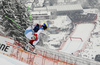 Carlo Janka of Switzerland skiing in second training for the men downhill race of Audi FIS Alpine skiing World cup in Kitzbuehel, Austria. Second training for men downhill race of Audi FIS Alpine skiing World cup was held on Hahnenkamm course in Kitzbuehel, Austria, on Thursday, 21st of January 2016.
