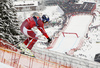 Aksel Lund Svindal of Norway skiing in second training for the men downhill race of Audi FIS Alpine skiing World cup in Kitzbuehel, Austria. Second training for men downhill race of Audi FIS Alpine skiing World cup was held on Hahnenkamm course in Kitzbuehel, Austria, on Thursday, 21st of January 2016.
