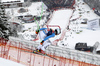 Andreas Sander of Germany skiing in second training for the men downhill race of Audi FIS Alpine skiing World cup in Kitzbuehel, Austria. Second training for men downhill race of Audi FIS Alpine skiing World cup was held on Hahnenkamm course in Kitzbuehel, Austria, on Thursday, 21st of January 2016.
