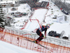 Natko Zrncic Dim of Croatia skiing in second training for the men downhill race of Audi FIS Alpine skiing World cup in Kitzbuehel, Austria. Second training for men downhill race of Audi FIS Alpine skiing World cup was held on Hahnenkamm course in Kitzbuehel, Austria, on Thursday, 21st of January 2016.
