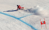 Winner Aksel Lund Svindal of Norway skiing in men super-g race of Audi FIS Alpine skiing World cup in Kitzbuehel, Austria. Men super-g race of Audi FIS Alpine skiing World cup was held on Hahnenkamm course in Kitzbuehel, Austria, on Friday, 22nd of January 2016.
