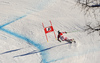 Third placed Hannes Reichelt of Austria skiing in men super-g race of Audi FIS Alpine skiing World cup in Kitzbuehel, Austria. Men super-g race of Audi FIS Alpine skiing World cup was held on Hahnenkamm course in Kitzbuehel, Austria, on Friday, 22nd of January 2016.
