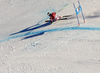 Third placed Hannes Reichelt of Austria skiing in men super-g race of Audi FIS Alpine skiing World cup in Kitzbuehel, Austria. Men super-g race of Audi FIS Alpine skiing World cup was held on Hahnenkamm course in Kitzbuehel, Austria, on Friday, 22nd of January 2016.
